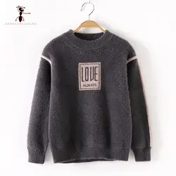 GFMY/2018 г. Зимние Повседневные хлопковые теплые свитера и пуловеры для мальчиков, Детский свитер, одежда