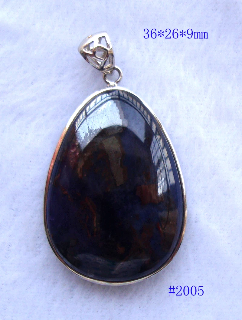 Free Shipping Natural Sugilite 925 Silver Teardrop Shape Pendants Women Jewelry Accessories Weddings Parties Birthday Gift