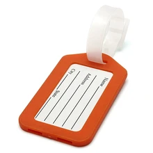 4 шт багажная бирка оранжевая пластиковая багажная бирка багажные бирки оранжевая