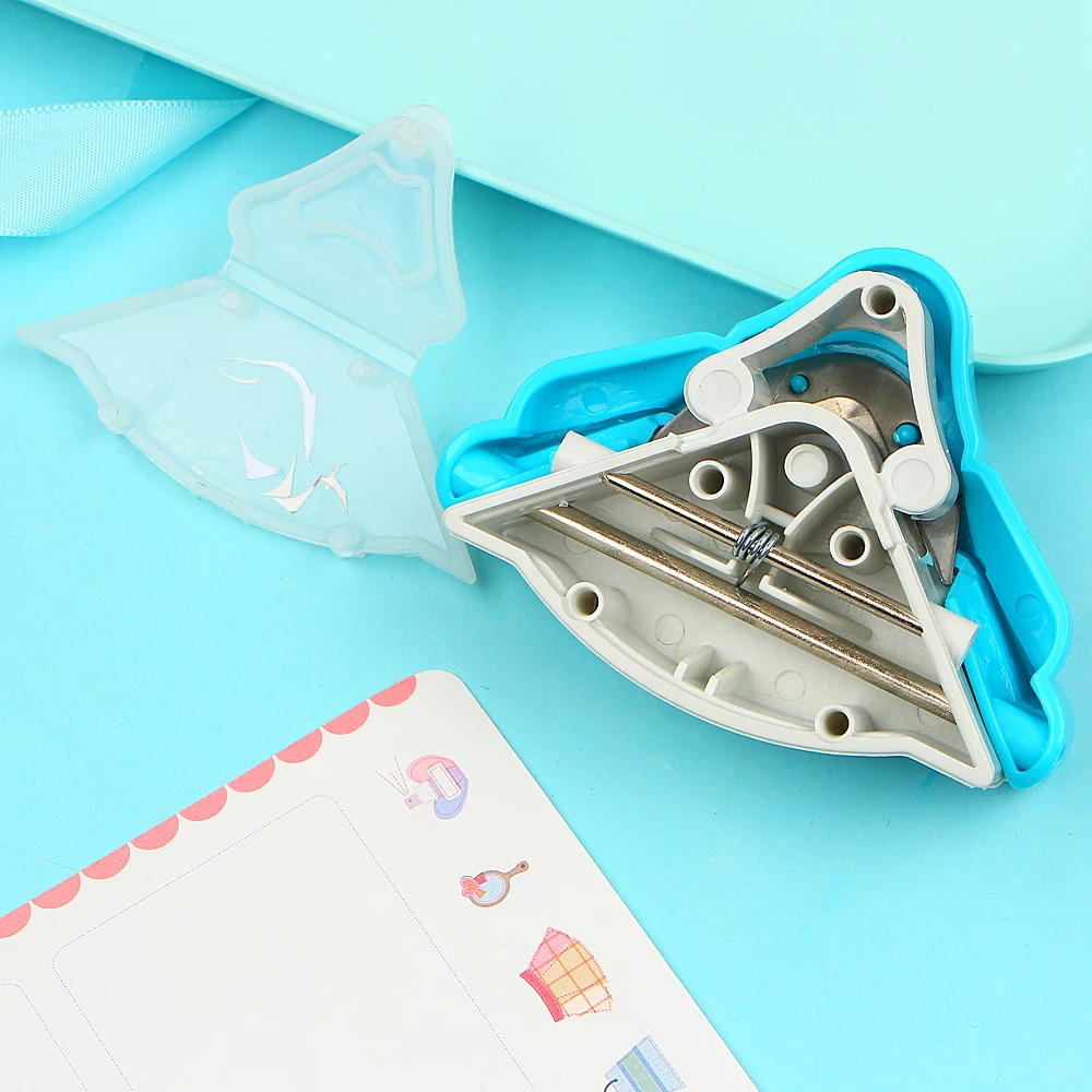 Corner Trimmer R5 Corner Rounder 4mm Paper Punch Card Photo Cutter Stationery Hand Hole Tool DIY Craft