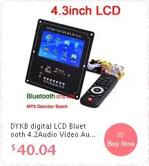 DYKB DC 12 В Bluetooth 5,0 приемник MP3 WAV плеер декодер доска FM радио TF карта USB+ пульт дистанционного управления FPR автомобильный усилитель мощности