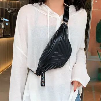

Fashion Women Messenger Belt Bag Pack Plaid Waist Bags Girl Travel Small Fanny Chest Pack Bolsas Ladies Mini Shoulder Bag