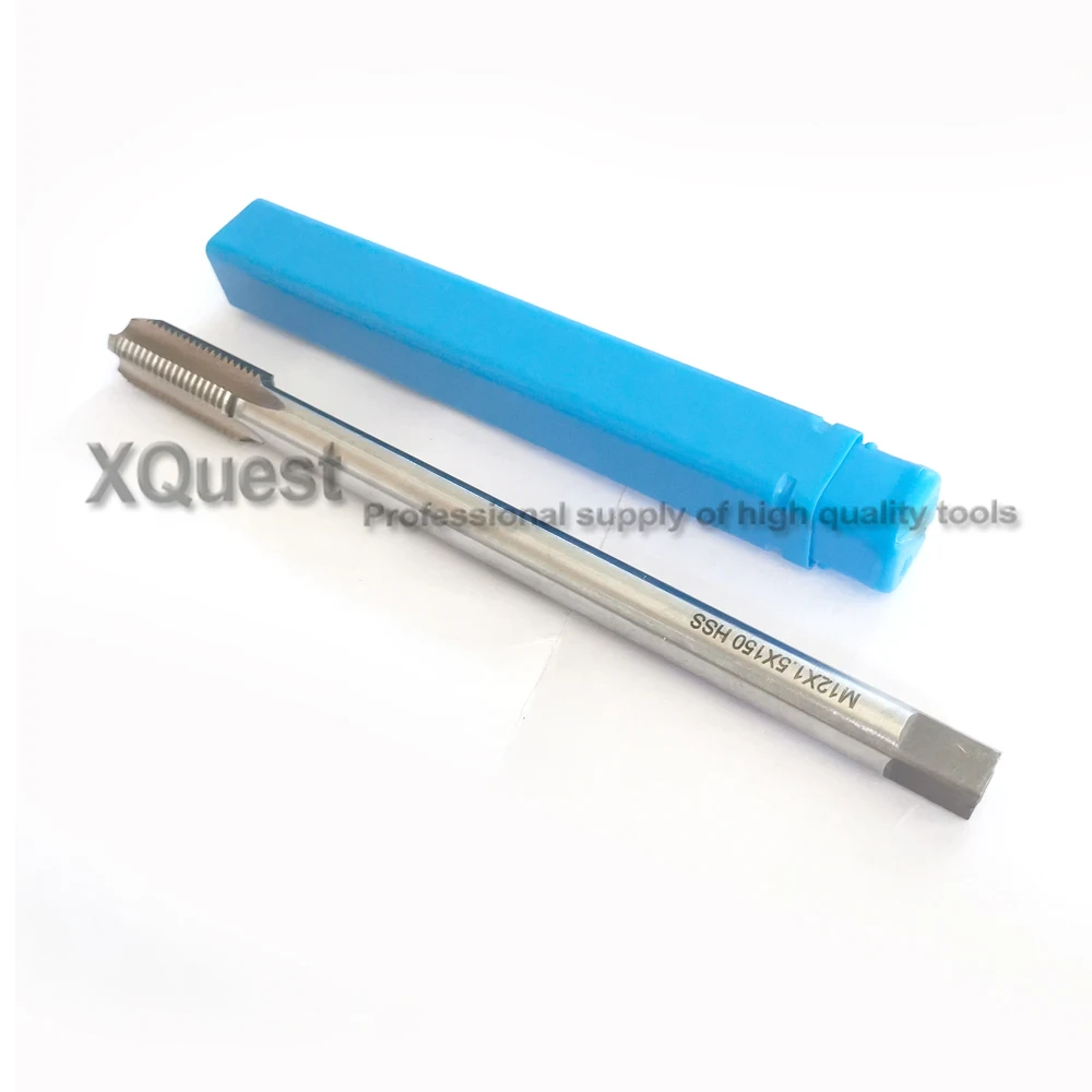 

XQuest HSS Extended Long handle Hand Tap m12 M12X1.75 M12X1.5 130mm 150mm Extra Shonk straight flute Thread taps M12X1.25