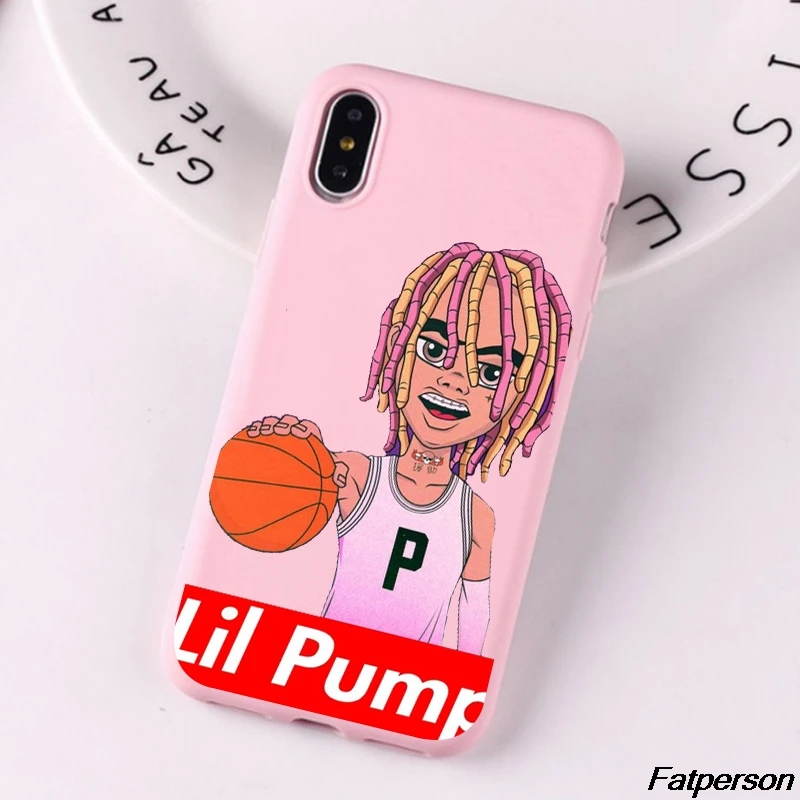 

Lil Peep Lil Bo Peep Pink Soft Silicone TPU Phone Cover for iPhone XR X10 8 7 6 6S 6Plus X XS MAX 5 5S SE Cover Coque