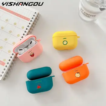 

New Arrival 4 Style Fruit Pattern Earphone Protective Case For Apple Airpods Pro 2nd 1st AirPods Headset Case For Airpods 3 2 1