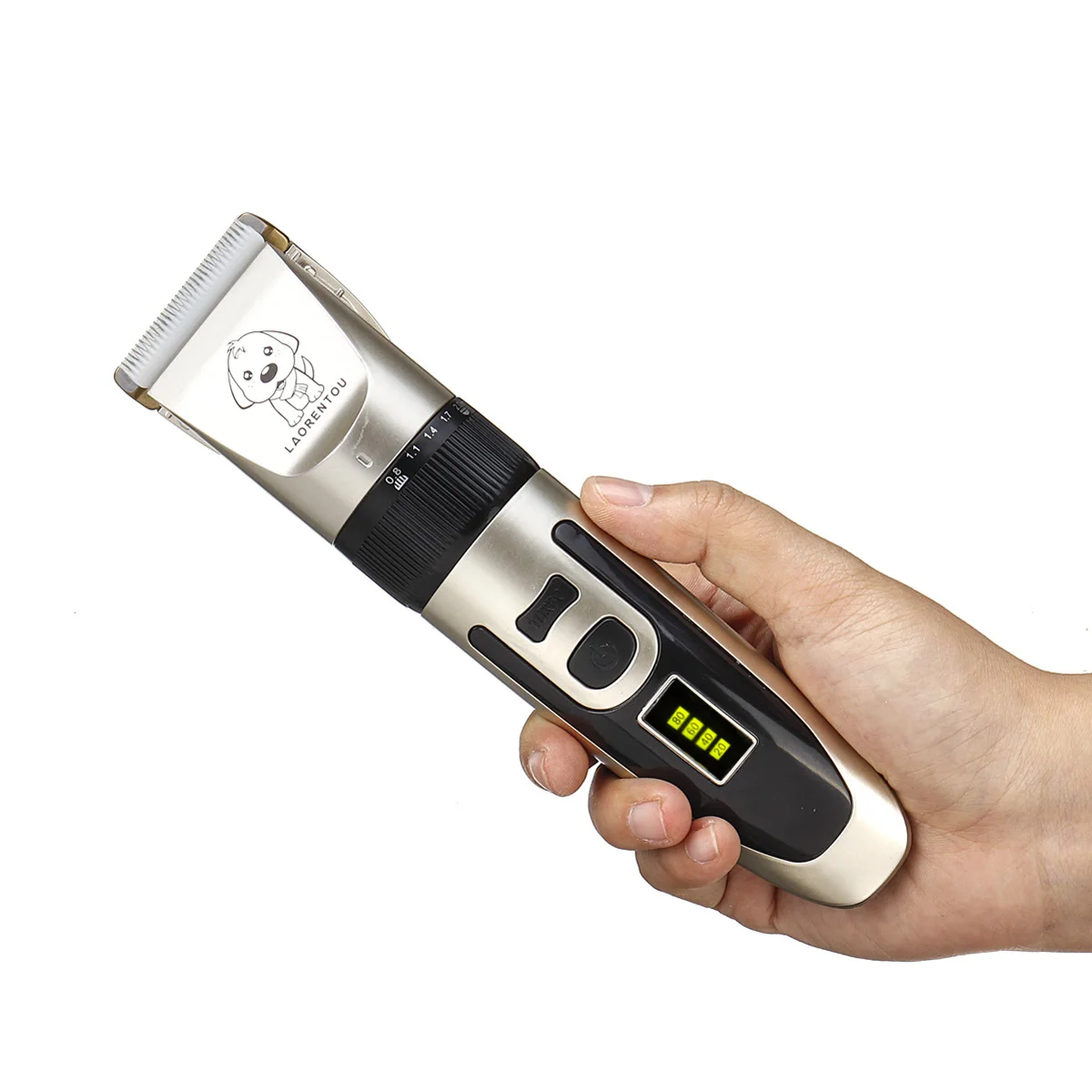 USB Перезаряжаемый кошачий триммер для груминга собак машинка для стрижки набор Беспроводная USB Бритва для волос с 4 насадками