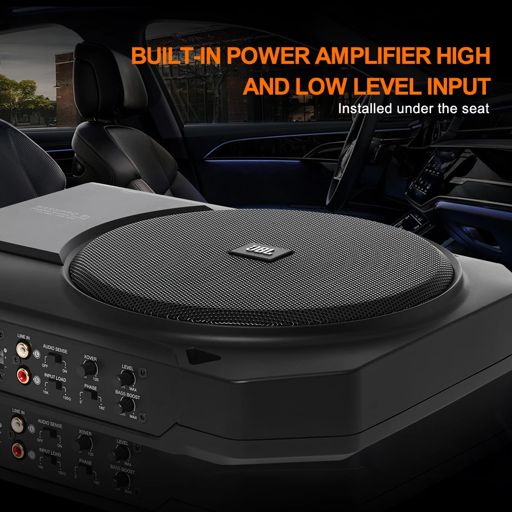 Автомобильный усилитель сабвуфера Harman JBL Basspro SL встроенный мощный Hi Fi высокого и