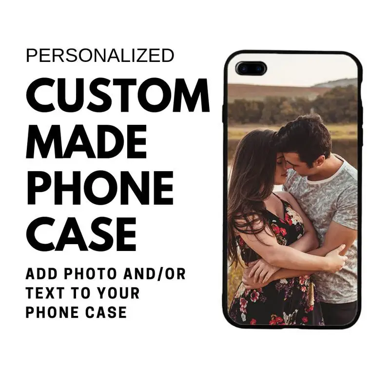 

Custom Personalized soft Case For iPhone 7 8 Plus X S R XS MAX XR Cover Customized Design Picture Photo for Samsung s8 s9 plus