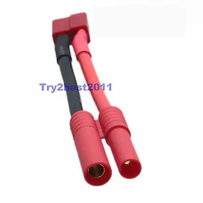 DHL/EMS 50 комплектов 5 см Turnigy HXT 4 мм штекер T-Plug разъем/адаптер-12awg провод-C1