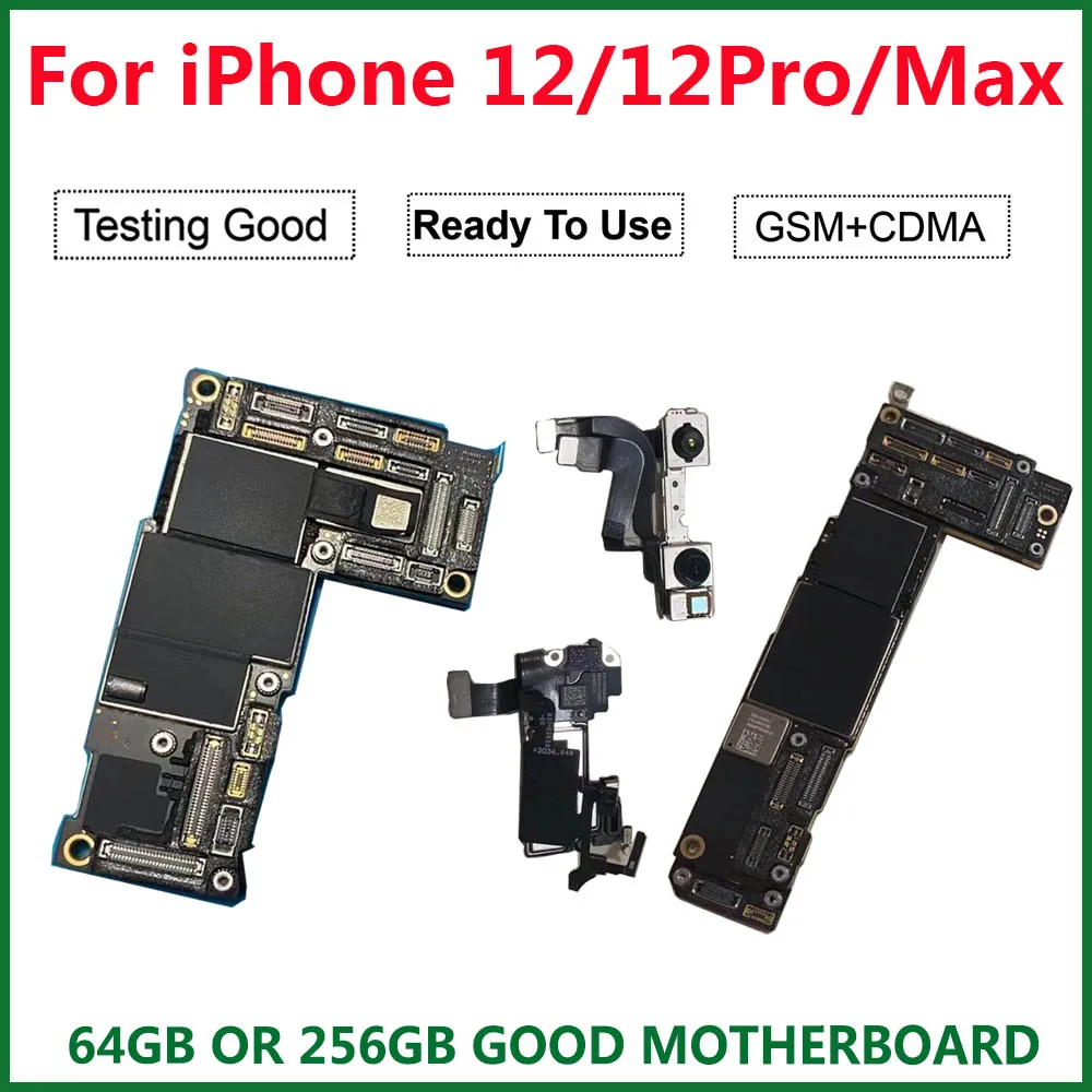 Разблокированная логическая плата Бесплатный iCloud для iPhone 12 Pro Max Рабочая
