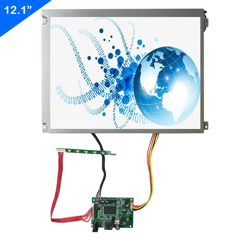12.1inch 800*600 lcd screen with Control board HDMI input DIY Extend for Industrial monitor display