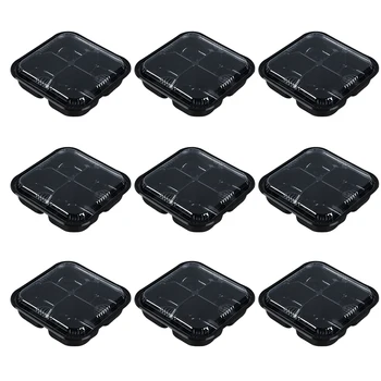 

10pcs Convenient Useful Disposable One-off Practical Fruit Case Plastic Boxes Food Container for Shop Store Daily Use