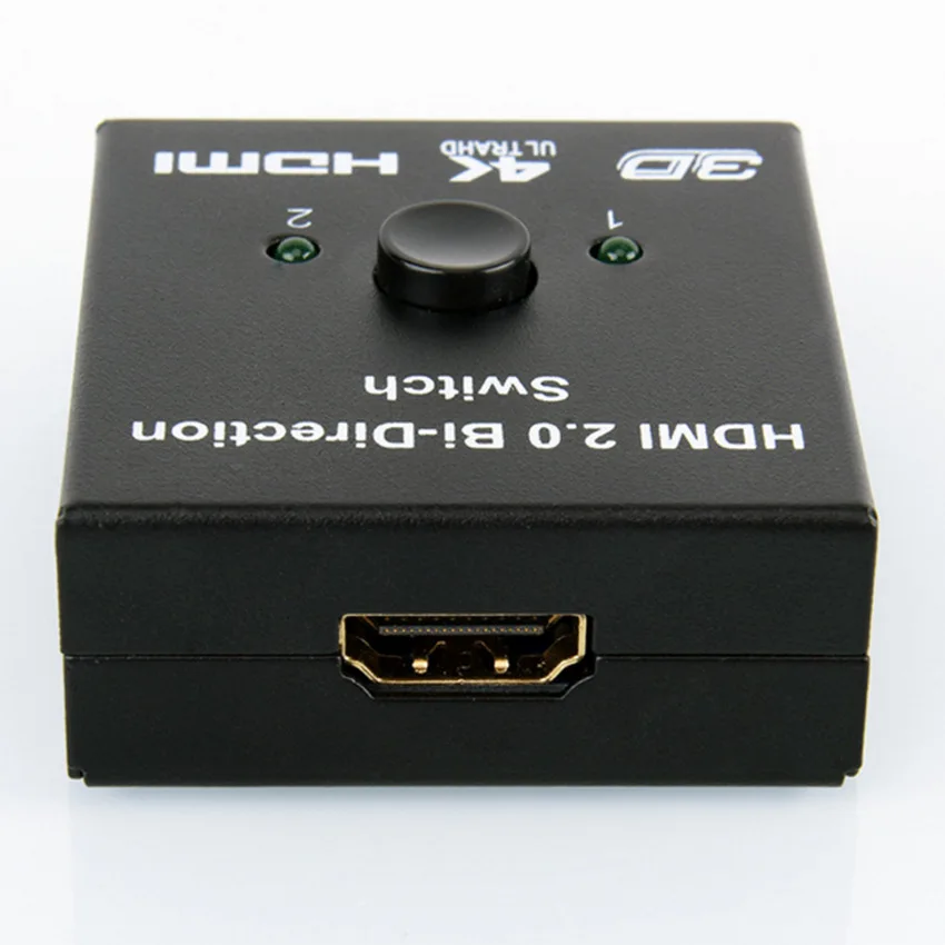 HDMI2.0 двухнаправленный переключатель 1 для 2 сплиттера Full HD 1080p 3D 4K x 2K видео HDMI коммутатор 1 в 2 выход для HDTV