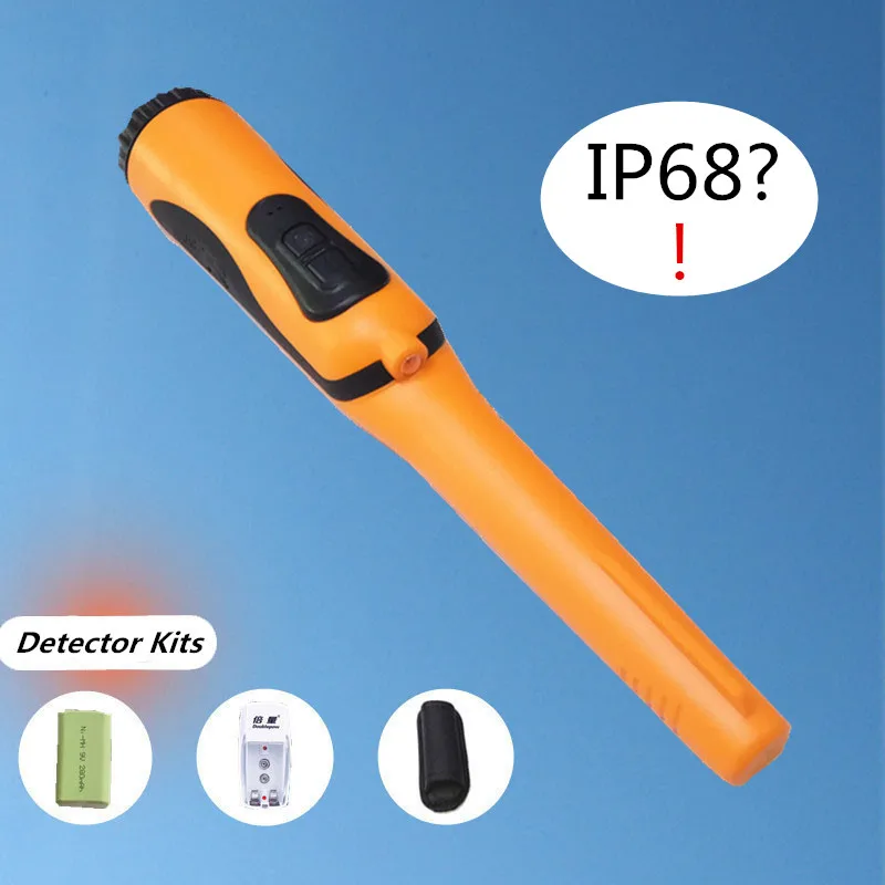 

Waterproof Metal Detector 2019 New Version Design Hand-held Metal detector for Adults and Kids Include a 9v Battery and Charger