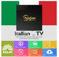 

ESUN Italy TV M3U Subscription Super Italia TV Germany Italian Albania Turkey XXX for Android Enigma2 Smart TV