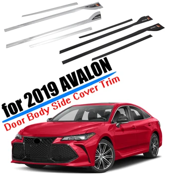 

For 2019 2020 Toyota Avalon Door Body Side Cover Molding Trim ABS Plastic Carbon Fiber Car Styling Auto Accessories