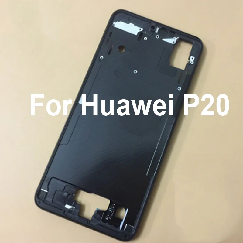 Original LCD Holder Screen Front Frame For Huawei P20 p20 Housing Case Middle Frame No Power Volume Buttons P 20 Repair Parts