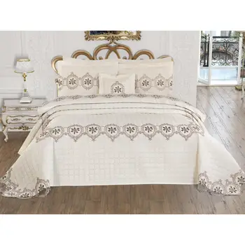

Dowries Quilting Bed Cover Story Cream