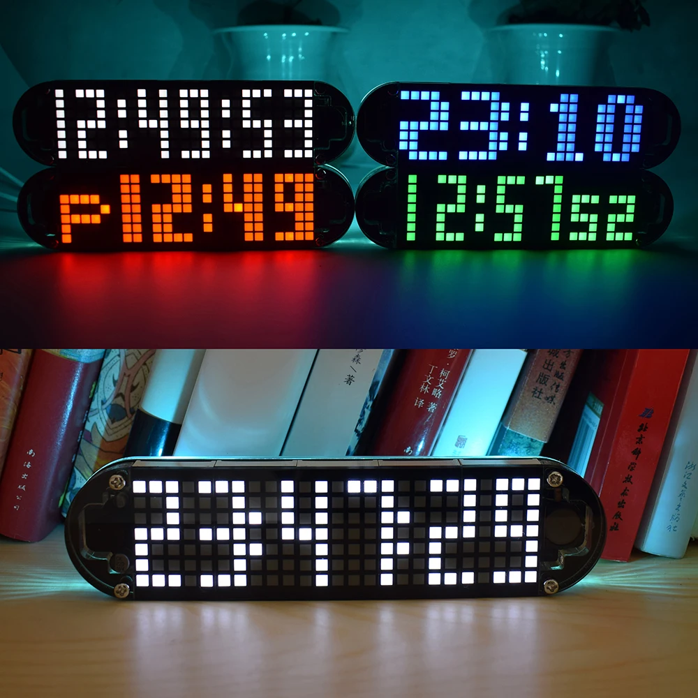 Светодиодный таймер, часы-будильник комплект с датой температуры недели времени дисплей Высокоточный цифровой матричный обратный отсчет для кухонной игры