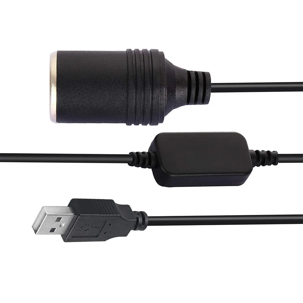 5 В до 12 В повышающий портативный кабель-конвертер USB Зажигалка Розетка инвертор Авто Профессиональный адаптер автомобильный Практичный Прочный