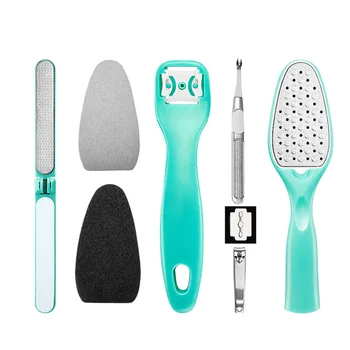 

8pcs Pedicure Tools Foot Care File for Feet Heels Toe Cuticle Kit Professional File Pedicure Set Beauty Products Pusher Remover