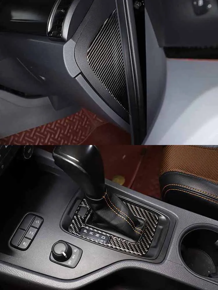 For Ford Ranger Wildtrak 2015-2021 Car Gear Panel Central Control Instrument Decorative Panel Interior Sticker Car Accessories