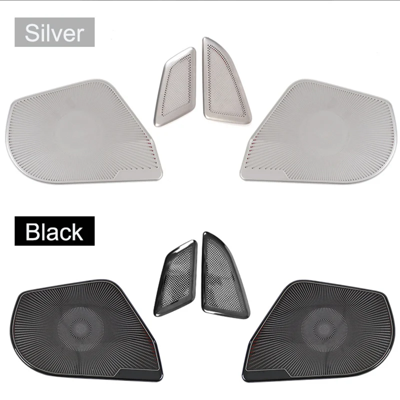 For Honda Civic 10th 2016 2018 Aluminum Alloy Front Door A Pillar Speaker Ring C