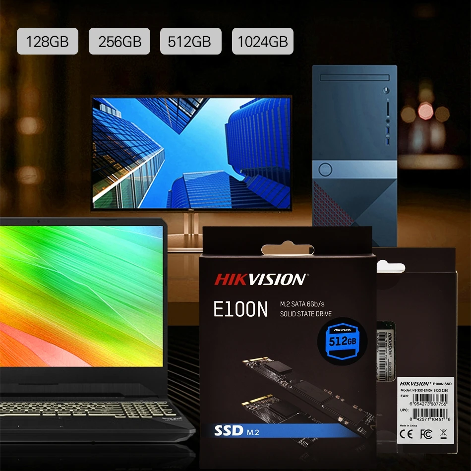 Hikvision оригинальный SSD 256 ГБ 512 ТБ 2 M.2 ngff Nvme Pcie Внутренний твердотельный диск SDD 2280