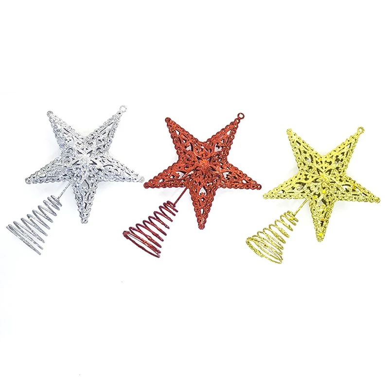 

2018 Hot Christmas Tree Top Star Christmas Star Tree Topper For Table Christmas Ornament Xmas Decor Event Supplies