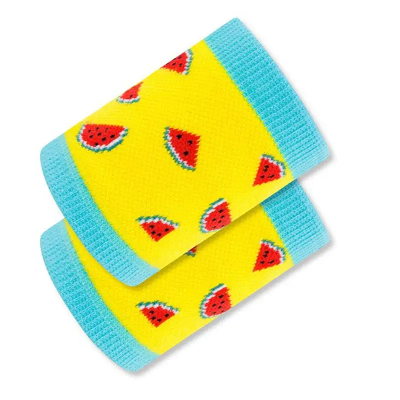 Kids Sport Compression Wrist Brace Guard Watermelon Colored Protective Wristband K4UC - Цвет: 3