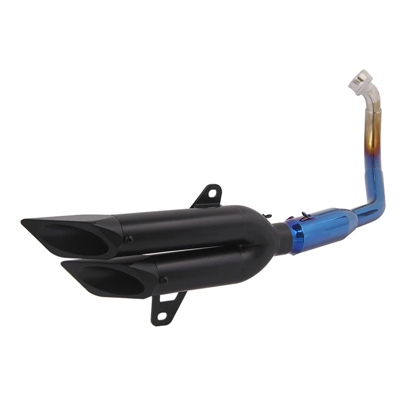For Honda FORZA 300 2017 2018 2019 Black Exhaust Muffler Vent Tube Front Elbow Link Connect Pipe Motorcycle System - Image 6