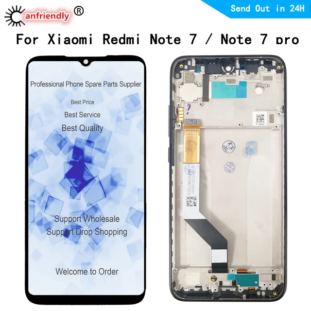 Écran LCD tactile pour Xiaomi Redmi Note 7 Affichage de remplacement  d'origine numériseur assemblée pour châssis Redmi Note7 - Chine Affichage  LCD Xiaomi et Redmi Note 7 prix