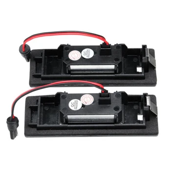 

Canbus License Plate Light Lamp 18-SMD White Left+Right Durable Practical