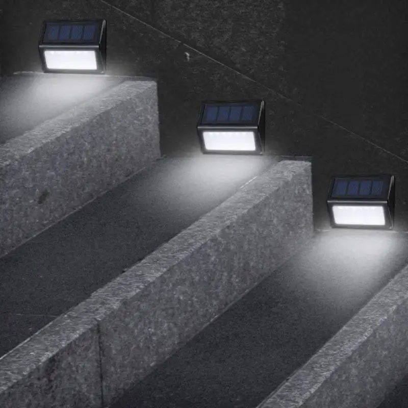 4/Redmi 2/1 шт. открытый 6LED Солнечный Мощность лестницы Светильник Водонепроницаемый шланг для полива огорода, двора, уличный фонарь