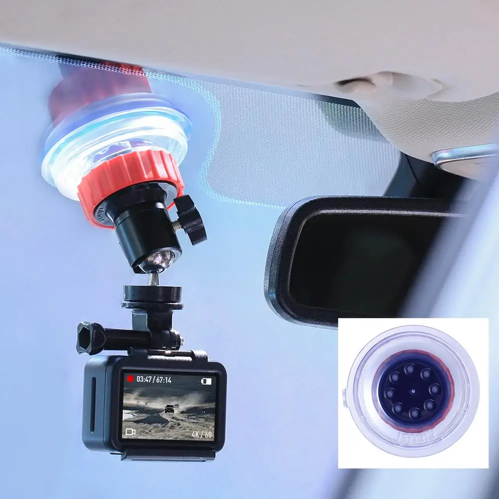 Ulanzi U-40 экшн-камера набор для извлечения для Osmo Action автомобильный держатель крепление шариковая головка присоска для стекла кронштейн для DJI Osmo Action