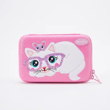 

EVA Kawaii Cute Cartoon Cat Pencil Case Large Capacity Multifunctional Pencil Bag Estuche Escolar For Gifts