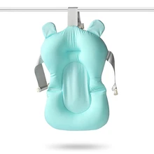 Hot Sale Baby Foldable Bath Tub Pad Infant Safety Shower Antiskid Cushion Plastic Net Mat