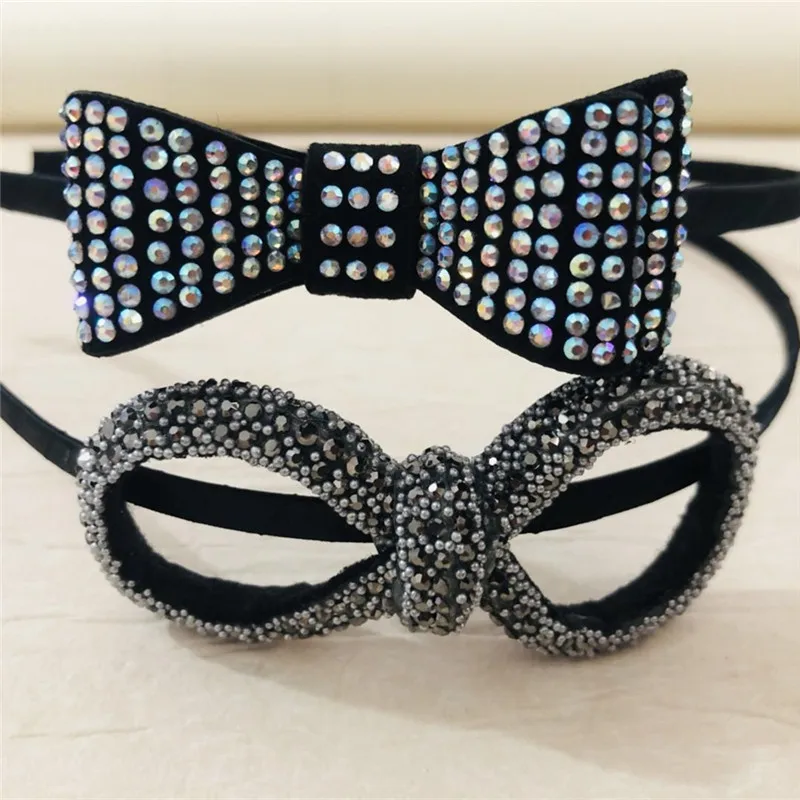 2019ins Европа и Америка AliExpress пересечение границы стиль Блестки для волос аксессуары Милая повязка на голову "Принцесса" с инкрустацией стразами лук волос