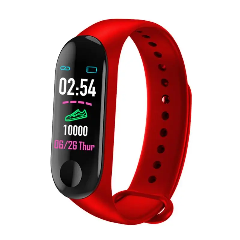 M3 Plus Смарт-часы Браслет фитнес-трекер кровяное давление HeartRate фитнес-оборудование