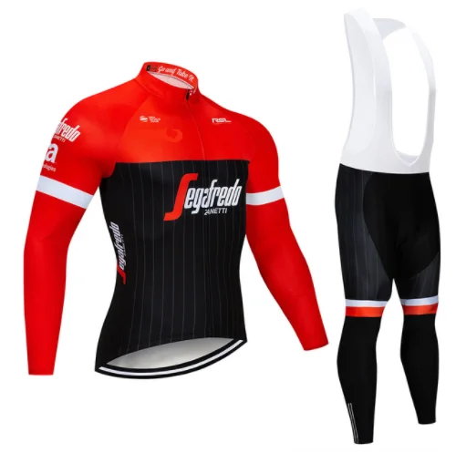 pro team Зимняя длинная одежда для велоспорта с рукавами, дышащие мужские майки для велоспорта MTB, велосипедная спортивная одежда Ropa Ciclismo - Цвет: 1