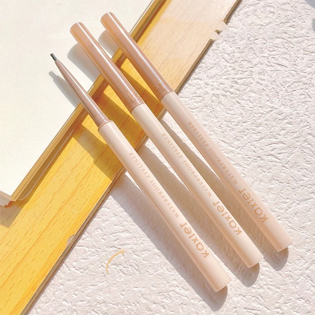 Fekete Folyékony Szemceruza Szem Smink Szuper Vízálló Tartós Szembélés Könnyen Viselhető Kozmetikai Eszközök Mokka Barna - Image 4