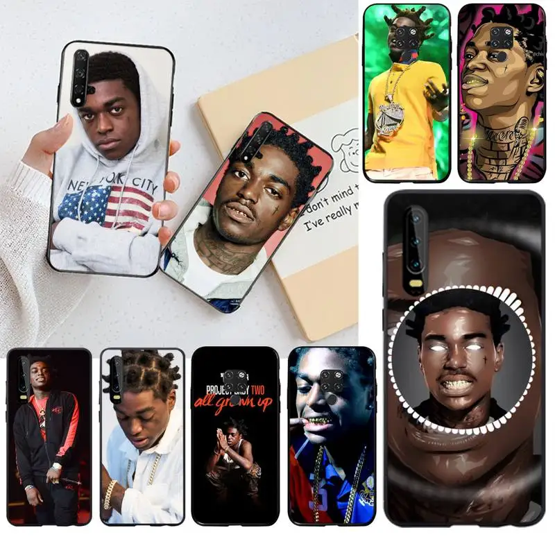 HPCHCJHM Kodak Black Rapper Newly Arrived Black Cell Phone Case for Huawei P40 P30 P20 lite Pro Mate 20 Pro P Smart 2019 prime