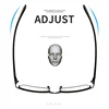 -1 -1.25 -1.5 -1.75 -2 -2.25 -2.5  -3 -3.5 -4 Finished Myopia Glasses Square Full Frame Anti Blue Light Metal Reading Eyewear 3