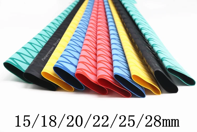 

15 18 20 22 25 28 mm1M Anti Slip Heat Shrink Tube Fishing Rod Wrap Handle Racket Grip Sleeve Insulated Protect Waterproof Cover
