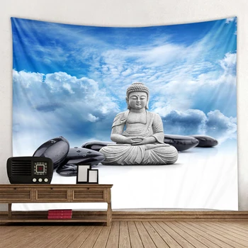 

Zen Buddha background tapestry decoration hippie wall bohemian wall tapestry mandala wall art decoration tapestry