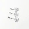 Flower Navel Belly Button Piercing Rings Bulk 925 Sterling Silver Body Jewelry For Women Fine Summer Accessories Romantic Gift 6