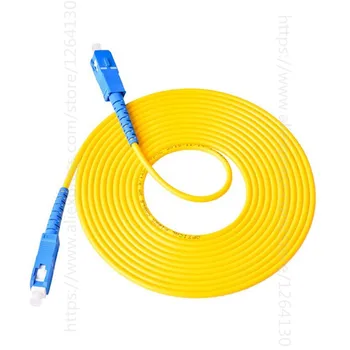 

SC to SC Fiber Patch Cord Jumper Cable SM Simplex Single Mode Optic for Network CS-CS 3m/5m/10m
