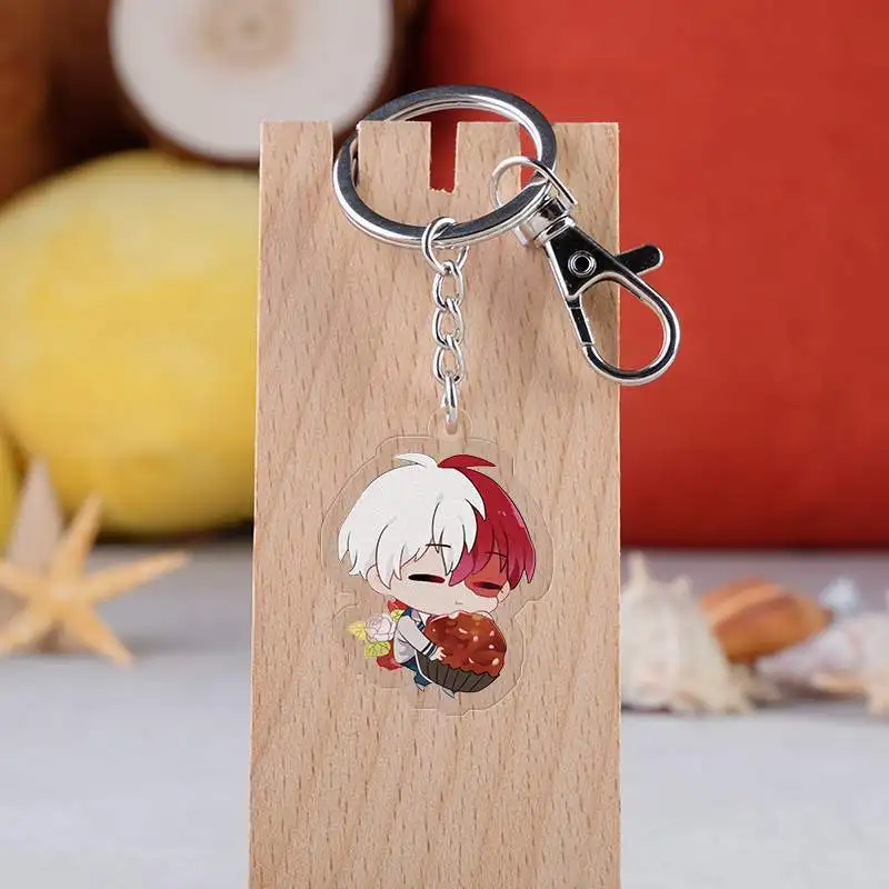 Anime My Hero Academia Bag Pendants Cartoon Figure Boku No Acrylic Keychain | Украшения и аксессуары
