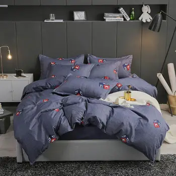 

10 Full/Queen Duvet cover set 300 thread count fiber reactive prints bedding set bangwang