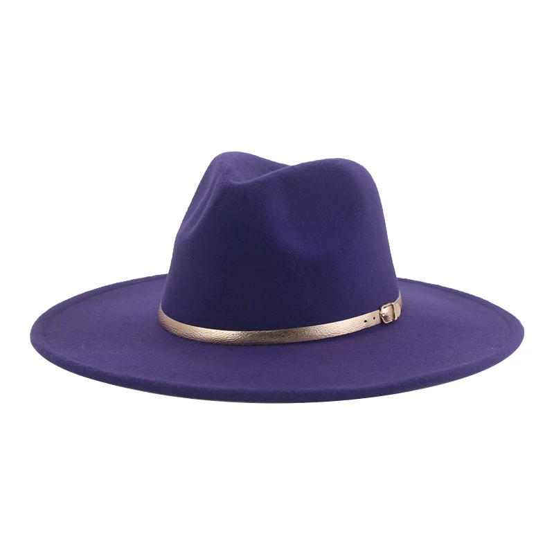 Fedora Hats for Women Band Classic Formal Church Wedding Hats for Men Panama Solid Black White Felt Women Hat Sombreros De Mujer cream fedora